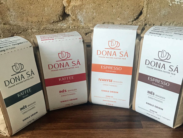 Spezialitätenkaffees von Dona Sá - Frauen machen Kaffee fair