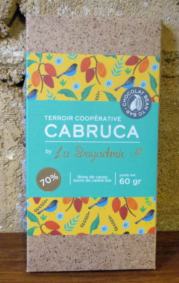 Bean-to-Bar-Schokolade CABRUCA Terroir Kooperative Cabruca 70 %.